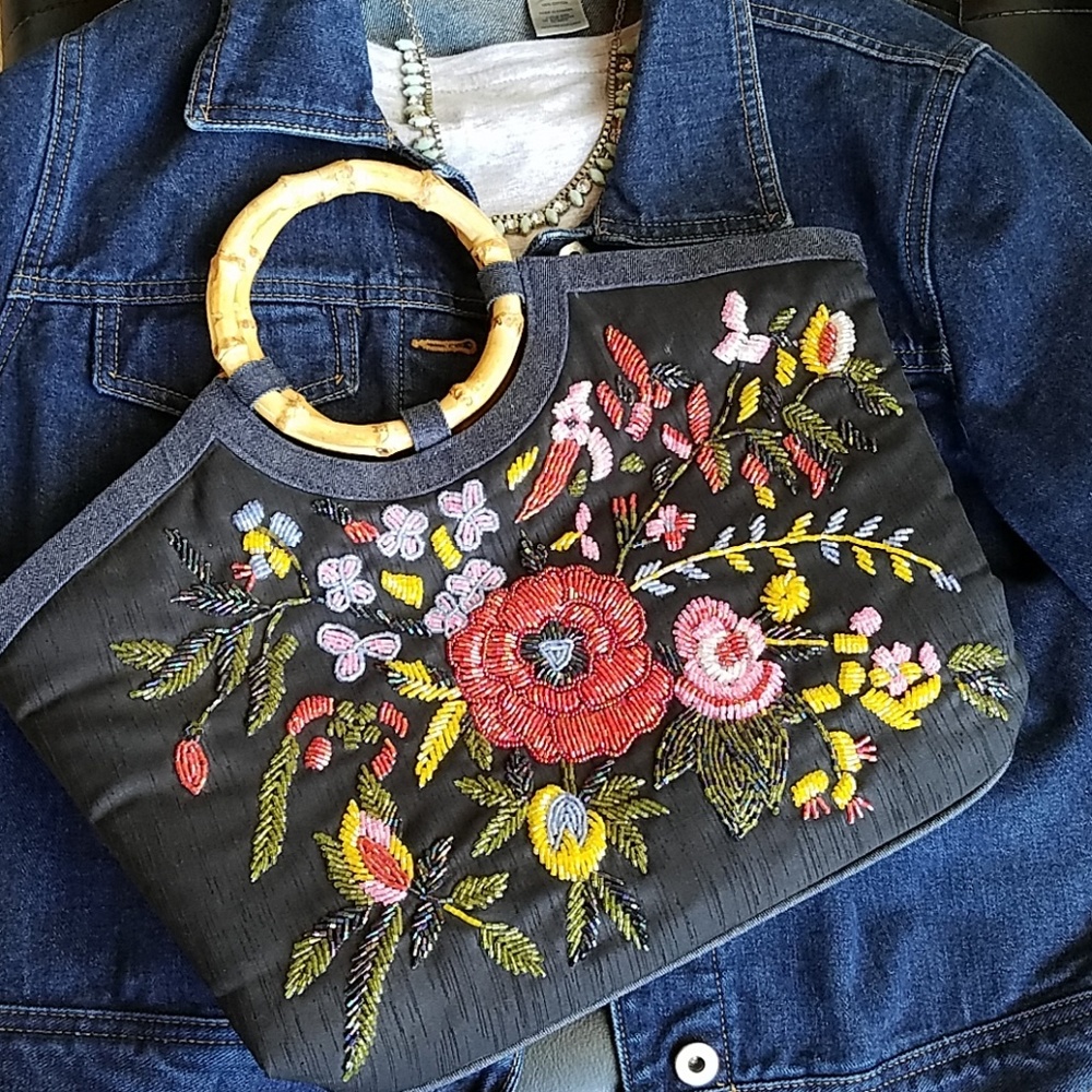 Beaded purse